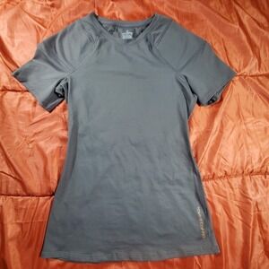 Tommie Copper Shirt Womens Medium Black Compression Short Sleeve Active Zinc EUC